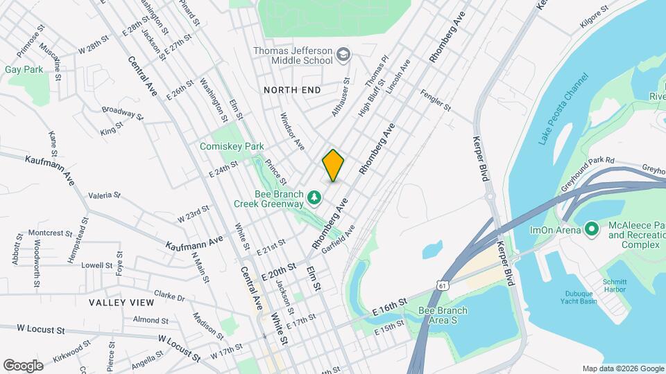 614 Lincoln Ave, Unit 614.5 Map and Location Details