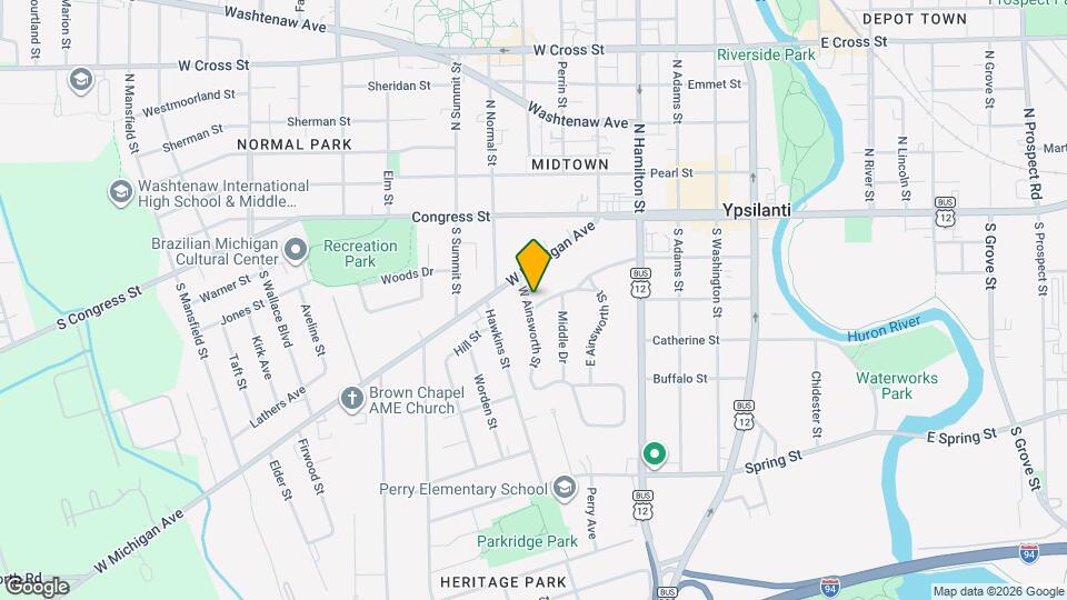 11 W Ainsworth St Map and Location Details