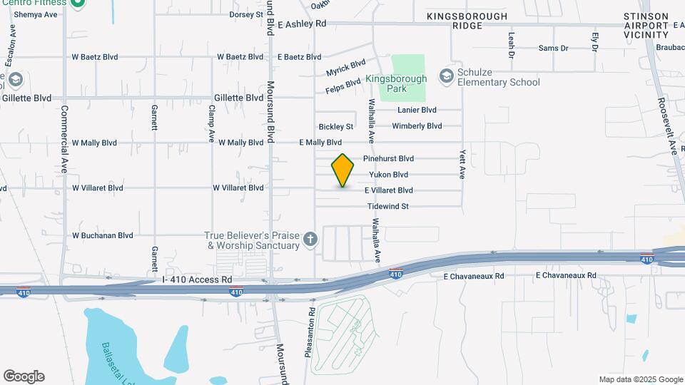 9546 Hinterlands Drive Map and Location Details