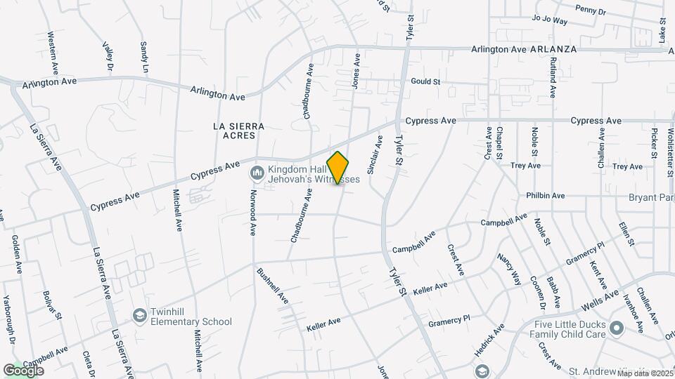 5850 Jones Ave Mapa y Detalles de la Ubicación