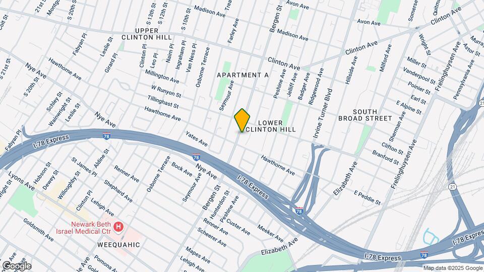 800 Bergen St Map and Location Details