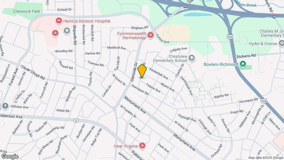 7016 Tulane Ave Map and Location Details