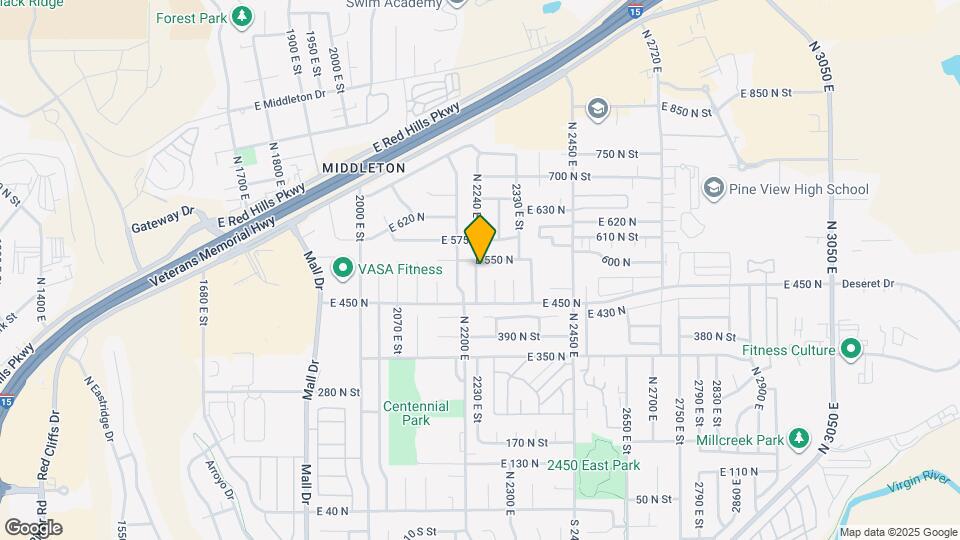 528 N 2230 E Map and Location Details