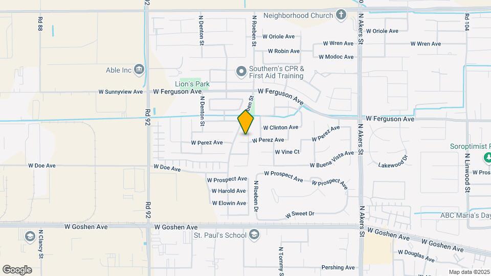 6206 W Perez Ct Map and Location Details