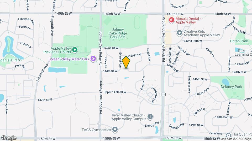 14389 Eveleth Ave Map and Location Details