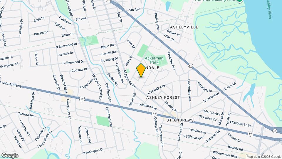 1 Tovey Rd Map and Location Details