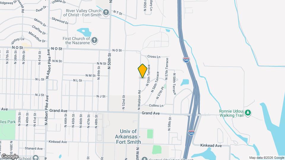 1300 N Waldron Rd Map and Location Details