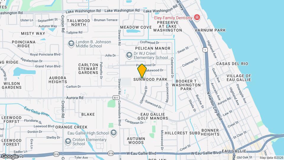 1909 Oakwood Dr Map and Location Details