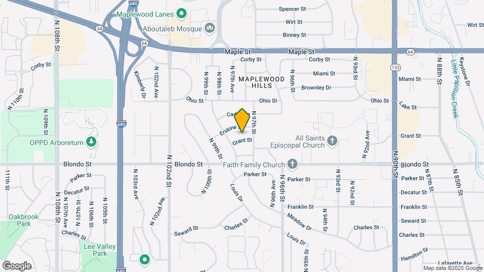 9722 Grant St Map and Location Details