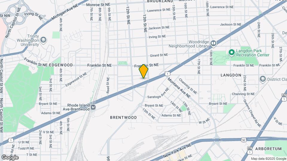 1230 Rhode Island Ave NE Map and Location Details