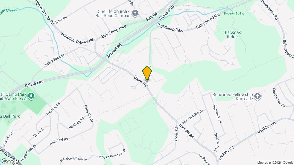 1820 Andes Rd Map and Location Details