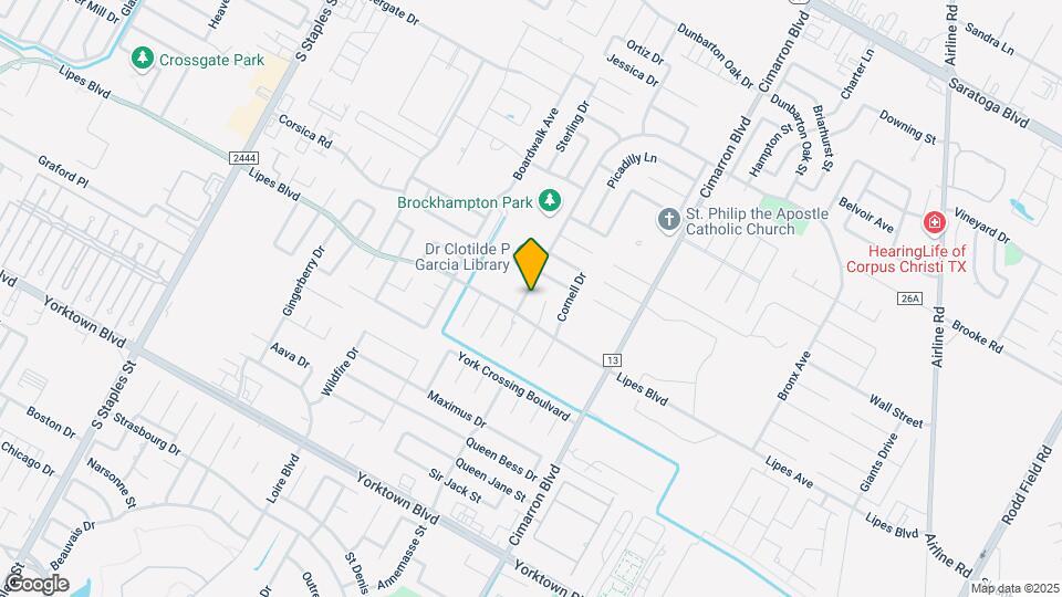 5941 Brockhampton St Map and Location Details