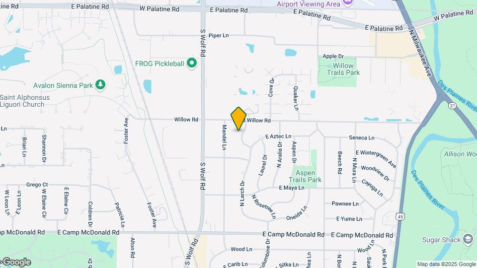 1820 N Andoa Ln Map and Location Details