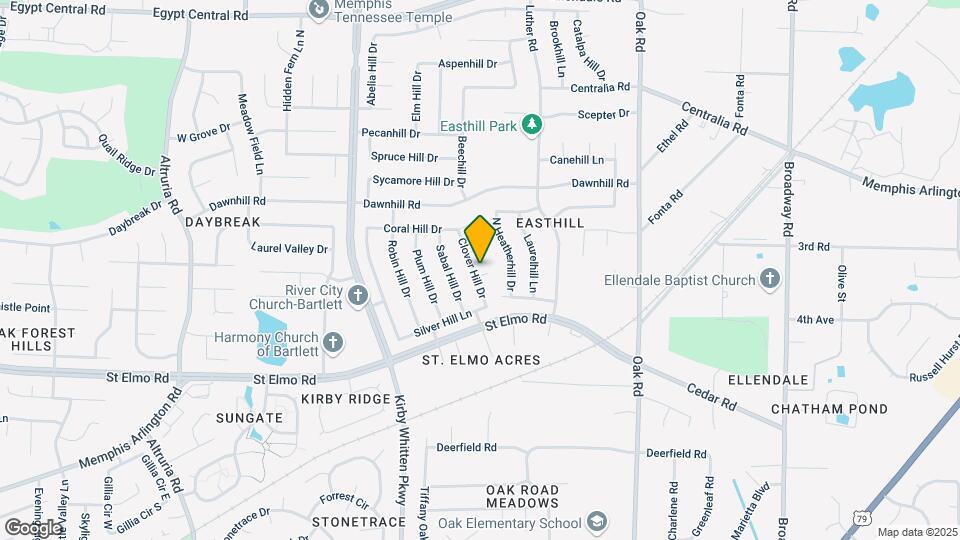3902 Clover Hill Dr Map and Location Details