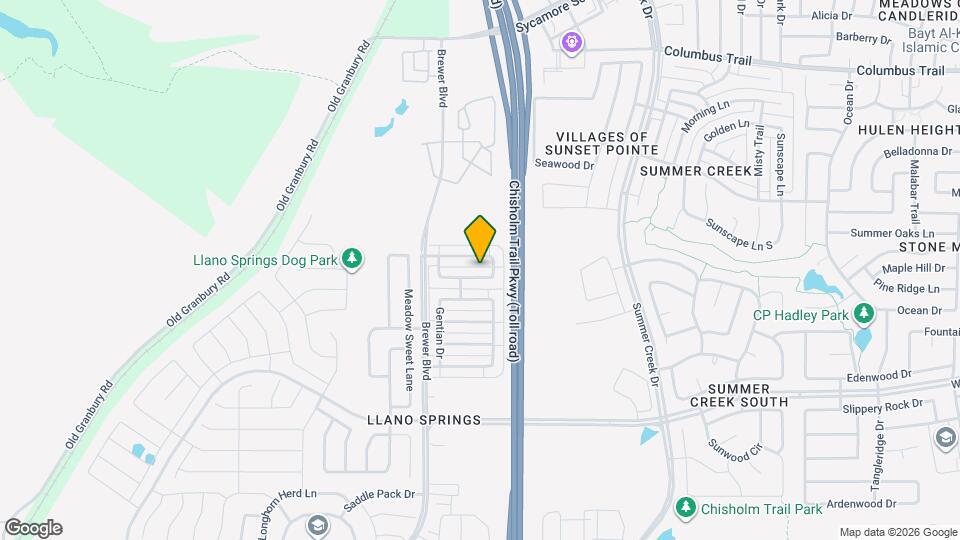 5816 Burgundy Rose Dr Map and Location Details