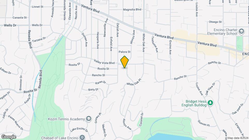 4755 Alonzo Ave Map and Location Details