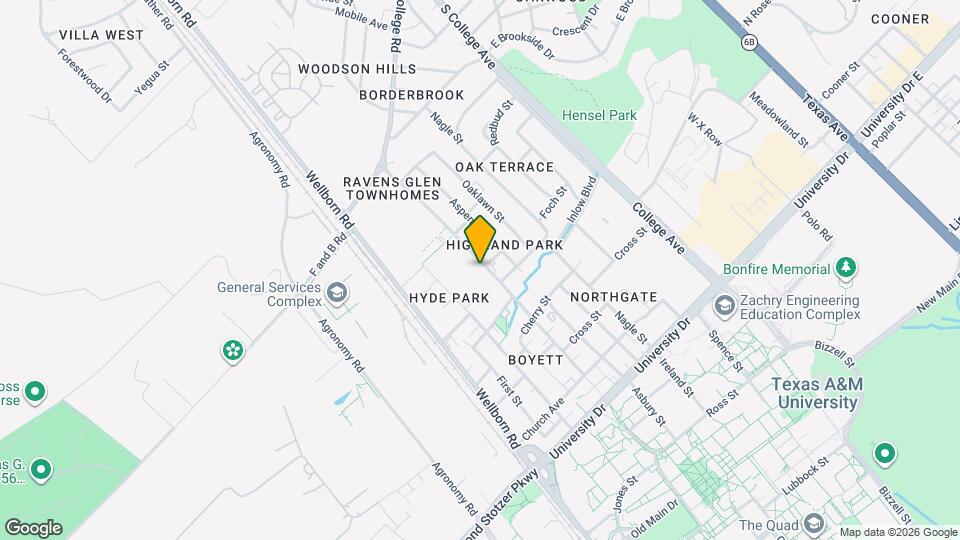 4310 College Main St Map and Location Details