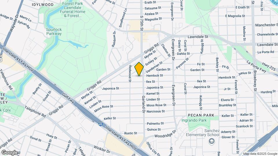 6932 Hemlock St Map and Location Details