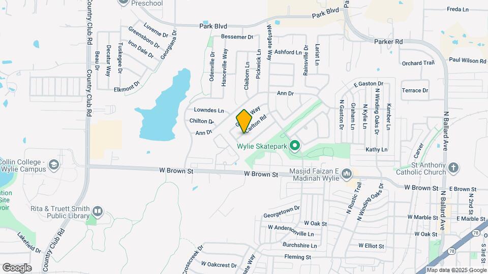 909 Carlton Rd Map and Location Details