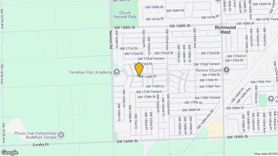 15404 SW 175th St Map and Location Details