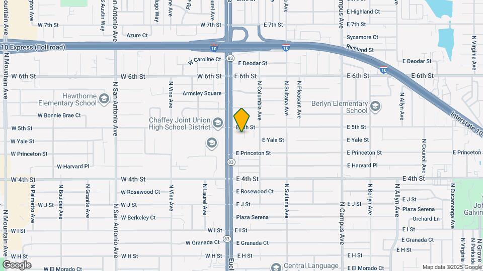 1243 N College Way Map and Location Details