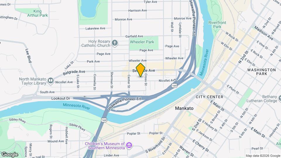 414 Nicollet Ave, Unit 1 Map and Location Details