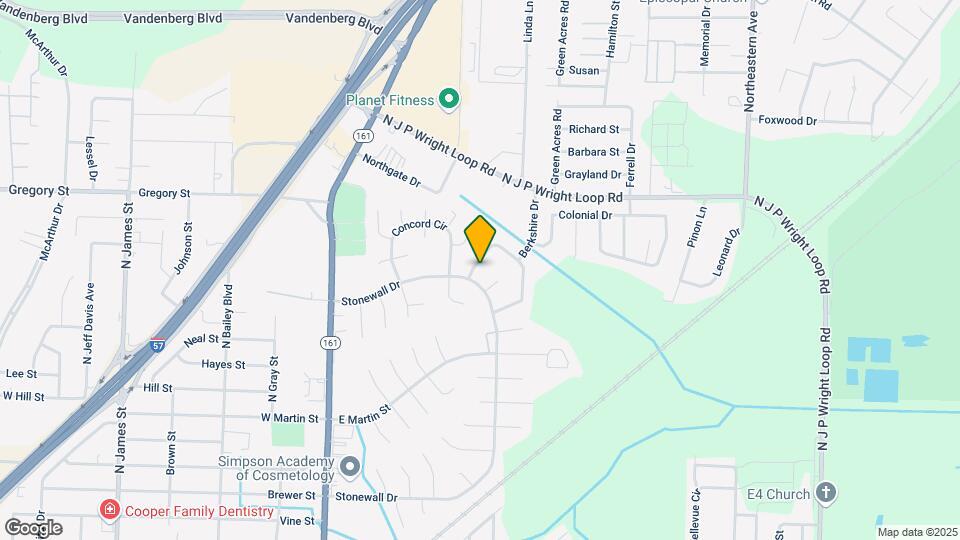 215 Berkshire Cir Map and Location Details