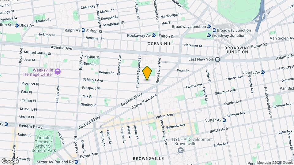 1637 Saint Marks Ave Map and Location Details