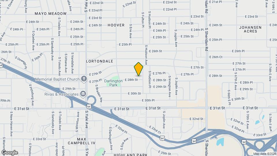 5363 E 28th St Map and Location Details