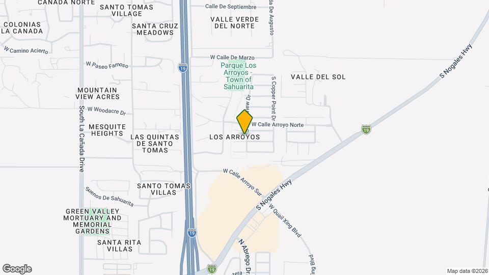 742 W Emerald Key Dr Mapa y Detalles de la Ubicación