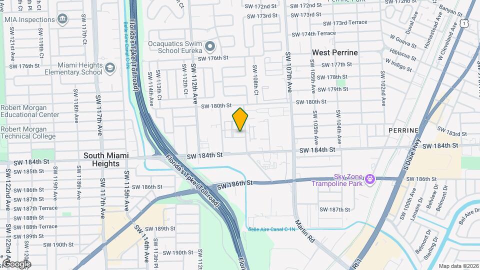 10919 SW 182nd Ln Map and Location Details