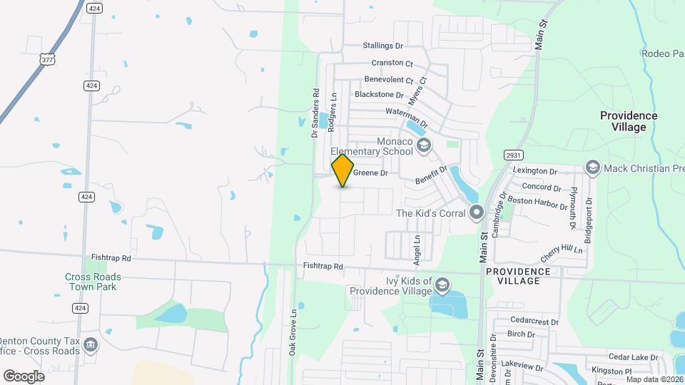 9000 HUXLEY Dr Map and Location Details