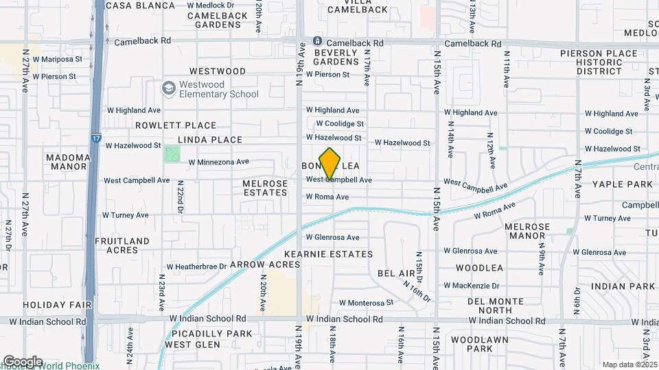 4442 N 18th Ave Map and Location Details