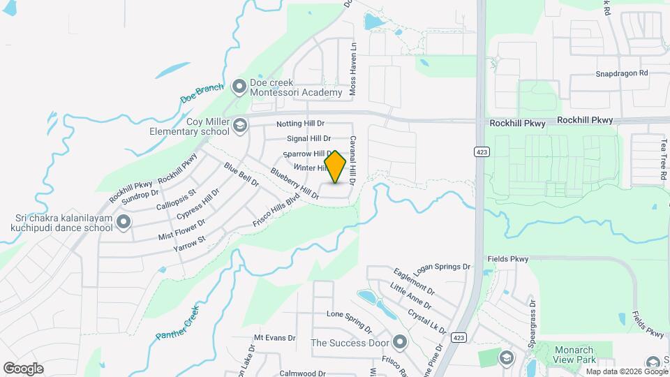 14220 Sugar Hill Dr Map and Location Details