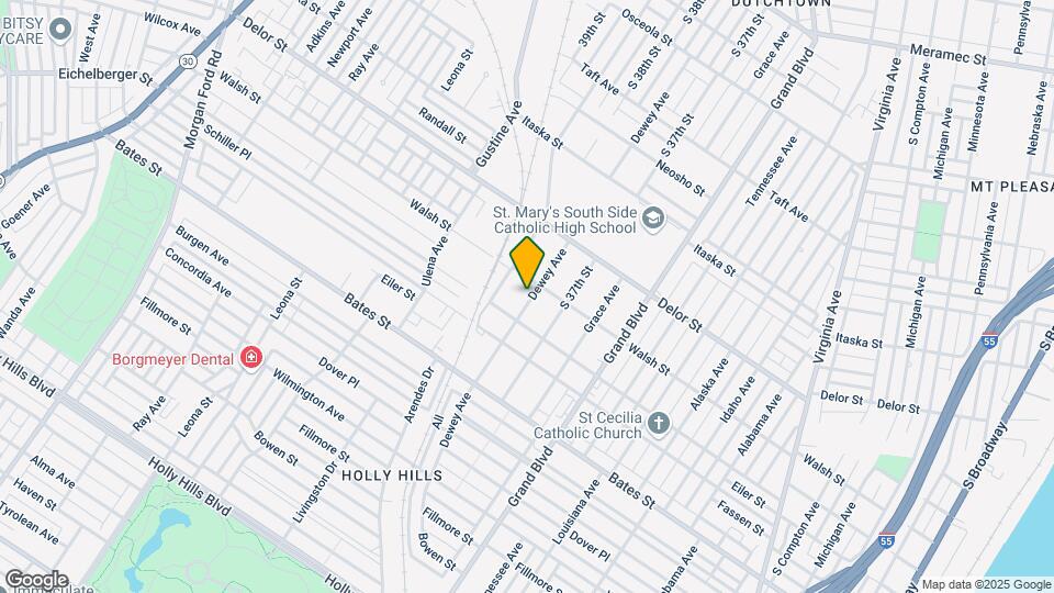 5215 Dewey Ave Map and Location Details