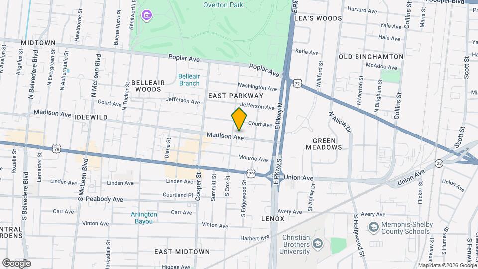 2234 Madison Ave Map and Location Details