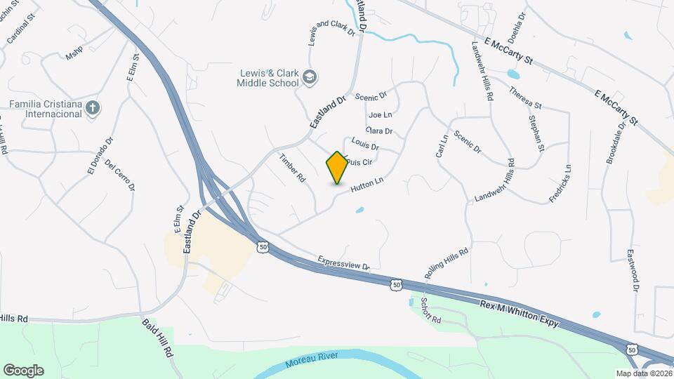 454 Hutton Ln, Unit Unit B Map and Location Details