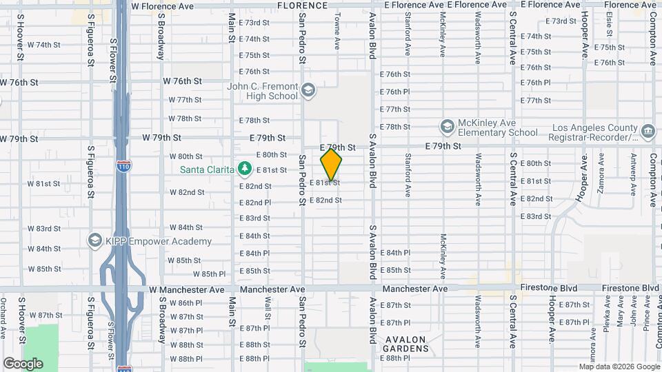 346 E 81st St Map and Location Details