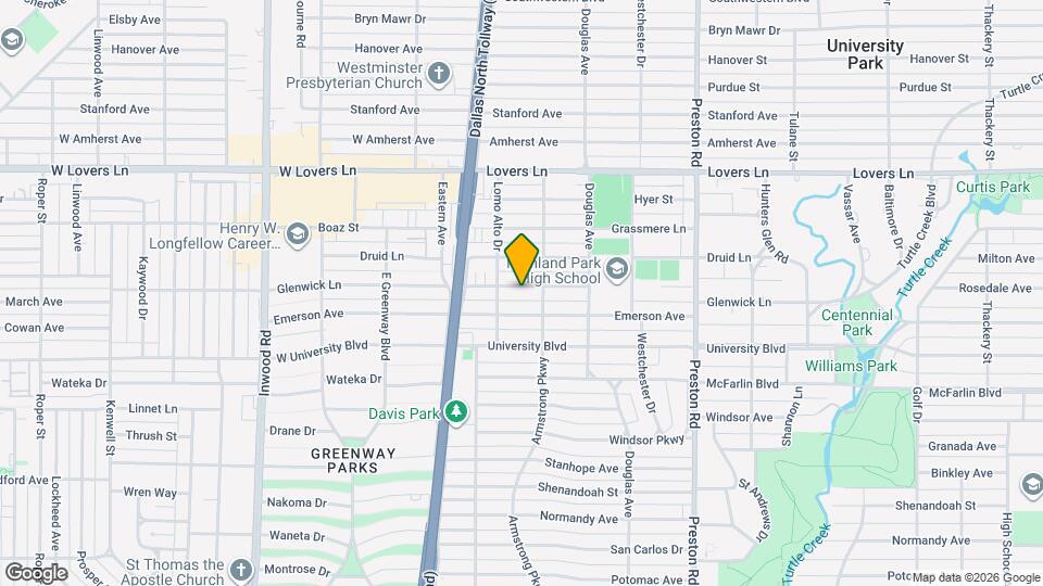 4417 Glenwick Ln Map and Location Details
