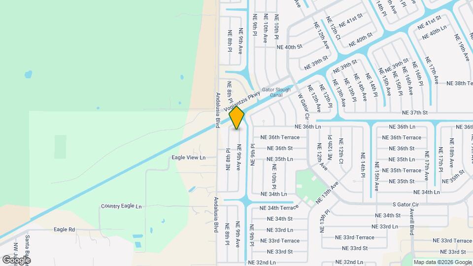 3620 NE 9th Ave Map and Location Details