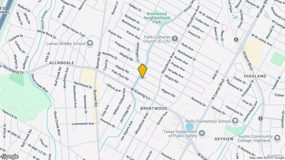 1511 Alguno Rd Map and Location Details