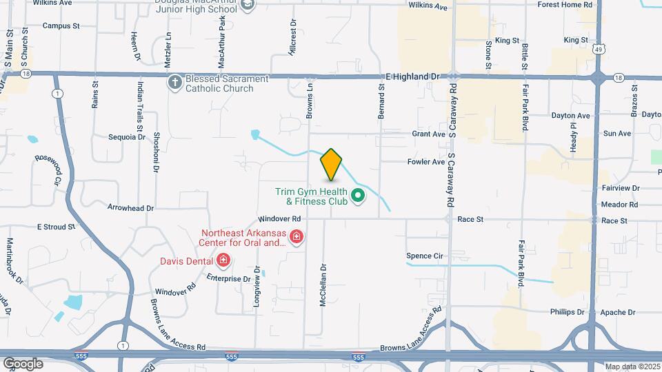 Jonesboro Sunset Gardens Map and Location Details