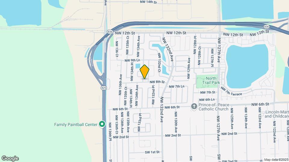 803 NW 133rd Ct Map and Location Details