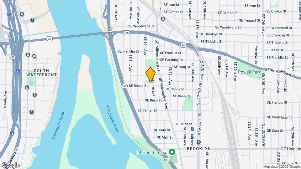1035 SE Rhone St Map and Location Details
