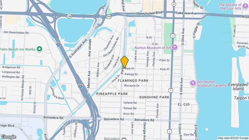 1907 Parker Ave Map and Location Details