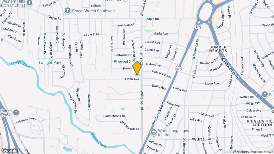 8008 Llano Ave Map and Location Details