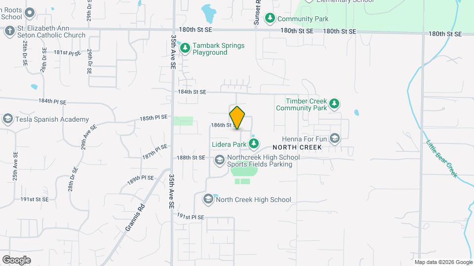 18612 39th Dr SE Map and Location Details