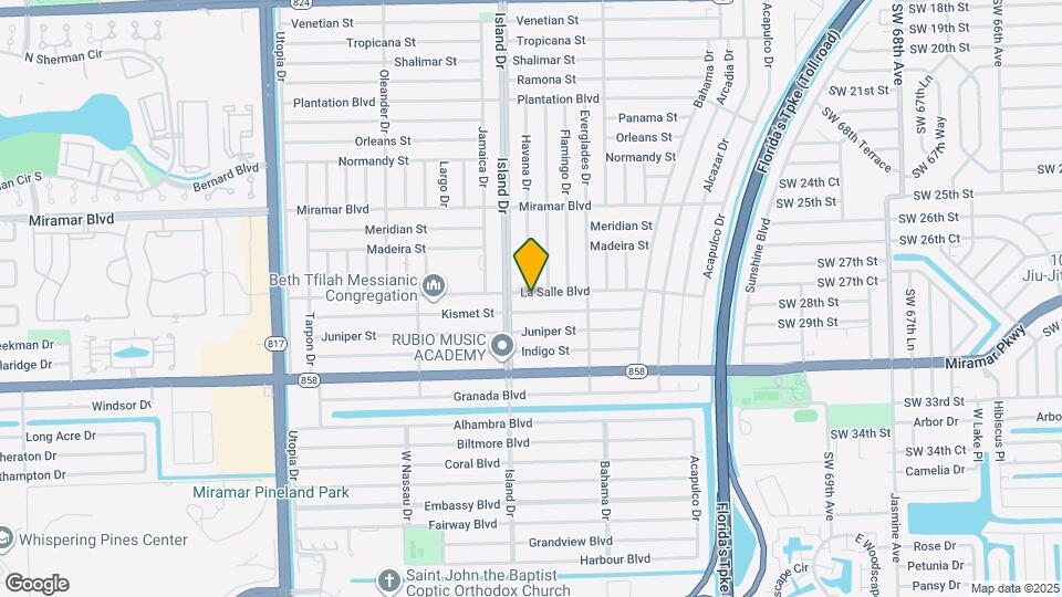 7666 La Salle Blvd Map and Location Details