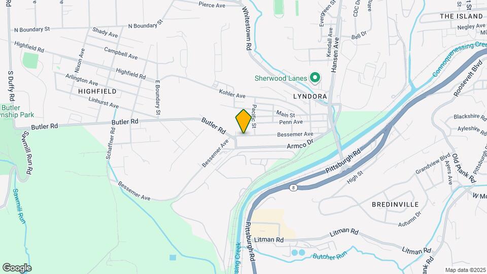 416 Bessemer Ave Map and Location Details