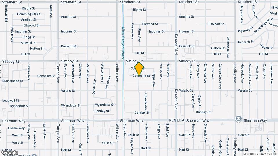 7444 Rhea Ave Map and Location Details